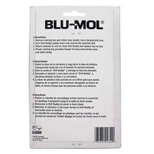Disston E0102642 Blu-Mol Titanium Drill Bit Sets, Plastic dial case, 13-Piece