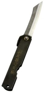 higo no kami 7 pocket knife by nagao seisakusho, parkerized black satin finish