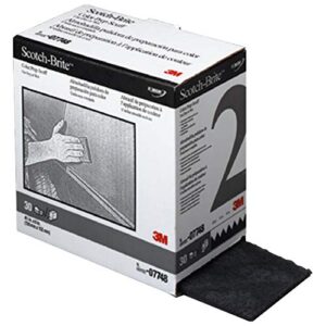 cubitron ii scotch-brite color prep scuff - gray auto body scuffing pad - automotive paint shop hand pad - 4.75' x 15' - 7748