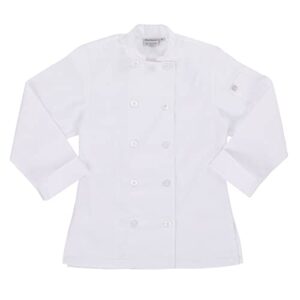 Chef Works Women's Le Mans Chef Coat, White, Medium