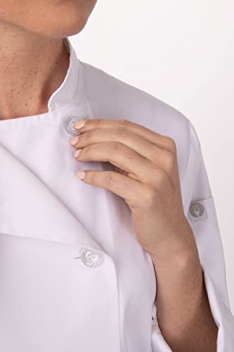 Chef Works Women's Le Mans Chef Coat, White, Medium