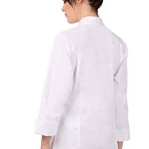 Chef Works Women's Le Mans Chef Coat, White, Medium