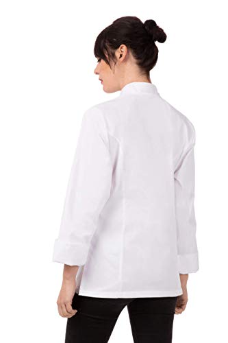 Chef Works Women's Le Mans Chef Coat, White, Medium