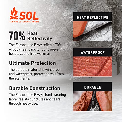 Survive Outdoors Longer 70% Reflective Emergency Escape Lite Bivvy