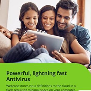 Webroot Internet Security Complete | Antivirus Software 2023 | 5 Device|1 Year Keycard Delivery for PC/Mac/Chromebook/Android/IOS + Password Manager, Performance Optimizer & Cloud Backup