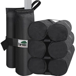 eurmax weight bags for pop up canopy outdoor shelter,instant shelter leg canopy weights, sand bags, set of 4