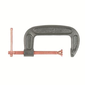 lincoln electric kh908 steel c-clamp, 6" jaw width, gray (pack of 1)