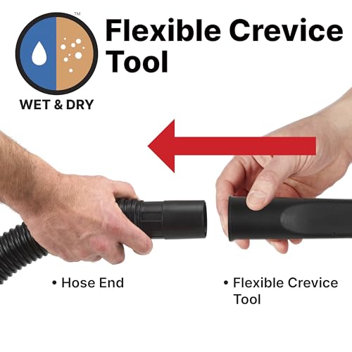 Shop-Vac 9017900 1 1/4-Inch Flexible Crevice Tool