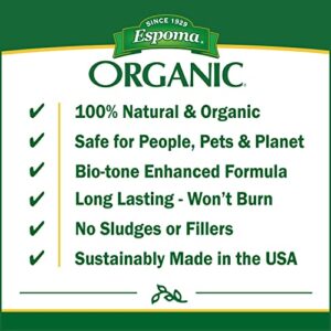 Espoma Organic Flower-tone 3-4-5 Natural & Organic Plant Food; 18 lb. Bag; Organic Fertilizer for Flowers, Annuals, Perennials & Hanging Baskets. Blossom Booster