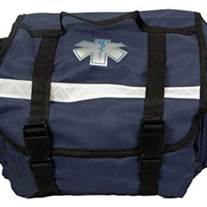 PrimaCare KB-RO74-B First Responder Bag for Trauma, 17" x 9" x 7", Blue