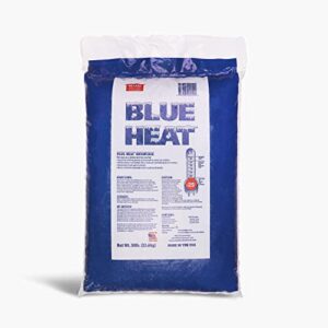 PELLETS OF FIRE Blue Heat Calcium Blend Professional Grade Ice Melt, Negative 25-Degree Effectiveness, Melter, 50-Pound