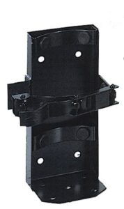 amerex 807 heavy duty fire extinguisher bracket, black