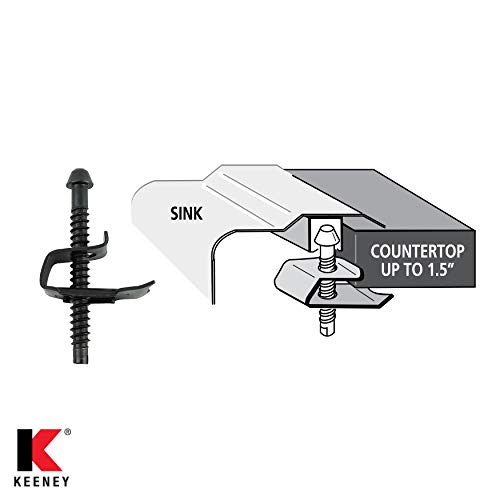 Plumb Pak PP826-83L Clips for Elkay Sink, Stainless Steel