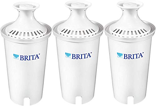 Brita OB03 Replacement Pitcher Filters (3-Pack), White, 3 Count
