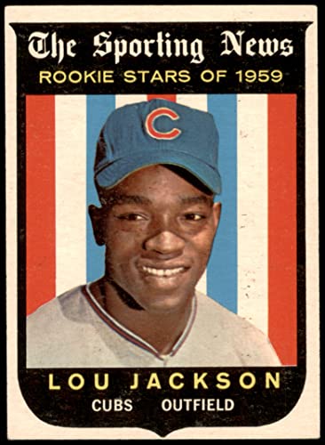 1959 Topps # 130 Lou Jackson Chicago Cubs (Baseball Card) EX/MT Cubs