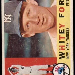 1960 Topps # 35 Whitey Ford New York Yankees (Baseball Card) GOOD Yankees