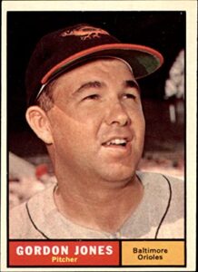 1961 topps # 442 gordon jones baltimore orioles (baseball card) ex orioles