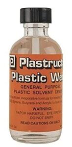 plastruct plastic weld w/applicator 2oz bottle