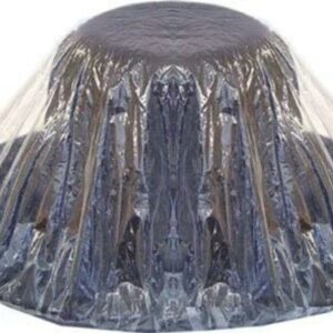 Hat Protector,clear Plastic with Elastic for a Perfect Fit,one Size Fits All. (Pack of 6)