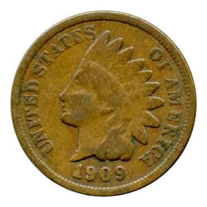 1909 indian head cent – good condition