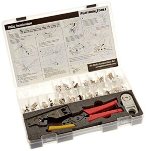 platinum tools 90170 10gig termination kit. box. , black