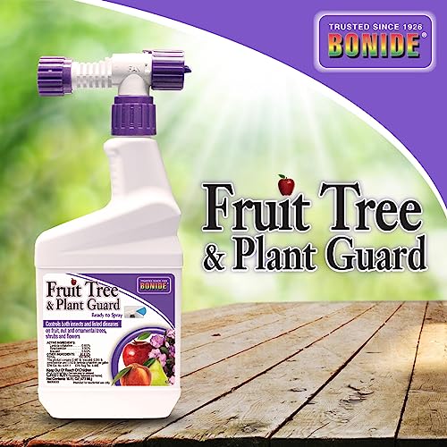 Bonide Fruit Tree & Plant Guard, 16 oz Ready-to-Spray Insect & Disease Control for Trees, Shrubs and Flowers