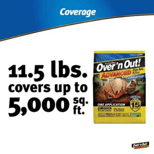 Over 'N Out 100515674 11.5 LBS Advanced Fire Ant Killer Granules, Natural