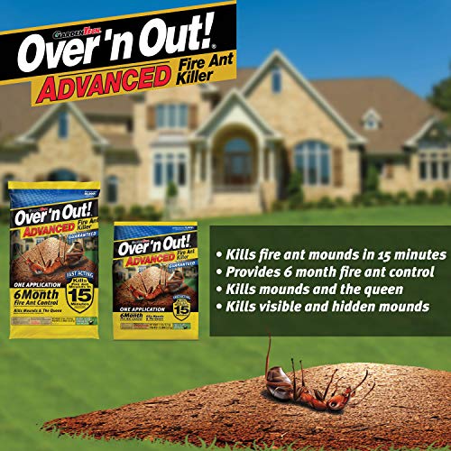 Over 'N Out 100515674 11.5 LBS Advanced Fire Ant Killer Granules, Natural