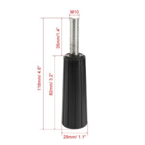 uxcell 255mm electric miter saw spare part adjusting handle m10 dia tread 11.8 x 3cm