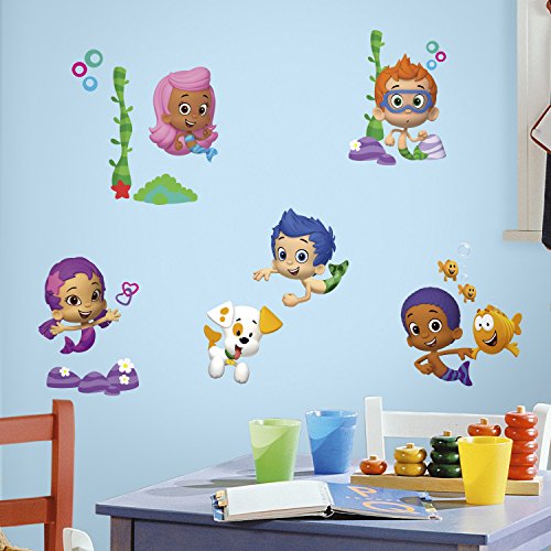 RoomMates RMK2404SCS Bubble Guppies Peel and Stick Wall Decals