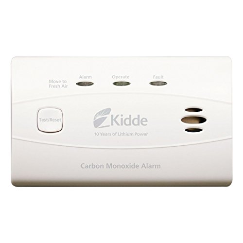 Kidde Worry-Free Carbon Monoxide Detector Alarm with 10 Year Sealed Battery | Model C3010