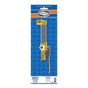 Uniweld CA100 Centurion Cutting Attachment 90 Degree, Brass, Silver, 7"