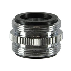 Danco 10524 15/16 in.-27M x 15/16 in.-27M Chrome Male/Male Aerator Adapter, Chrome