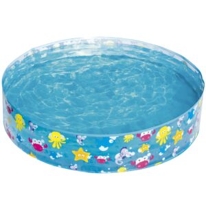 bestway fill-n-fun paddling pool - 48 x 10 inches, blue, bw55028