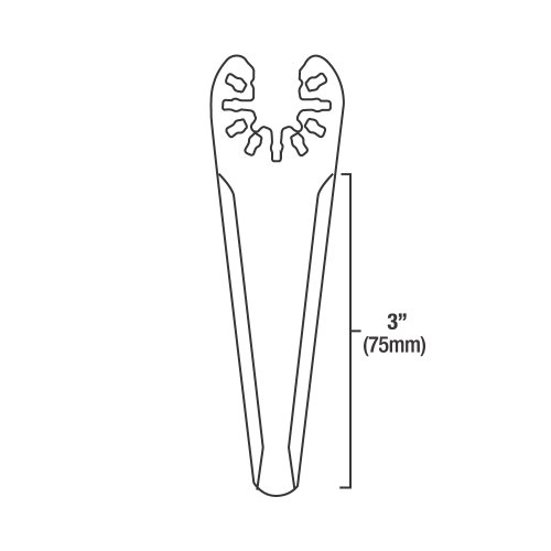 Genesis GAMT613 Universal Quick-Fit 3" Tapered Sealant Cutting Blade