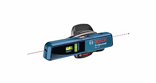 Bosch GLL1P 65ft Combination Point and Line Laser Level for Horizontal, Vertical or Angular Leveling Applications, Black