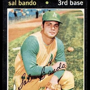 1971 Topps # 285 Sal Bando Oakland Athletics (Baseball Card) EX Athletics