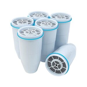 (package of 6) zerowater zr-001 one-pack water filter replacement cartridge (1 pack), 3 x pack of 2