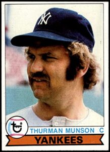 1979 topps # 310 thurman munson new york yankees (baseball card) ex yankees