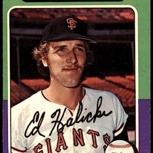 1975 Topps # 467 Ed Halicki San Francisco Giants (Baseball Card) EX/MT Giants