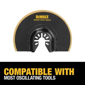 DEWALT Oscillating Tool Blade, Titanium Nitride Coated, Flush Cut (DWA4213)