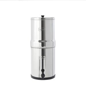 travel berkey gravity-fed water filter with 2 black berkey elements–enjoy potable water while camping, rving, off-grid, emergencies, every day at home