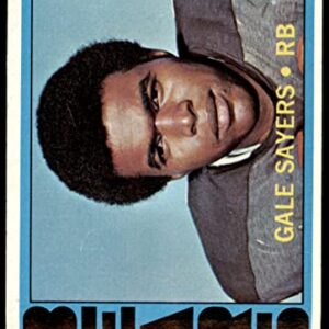 1972 Topps # 110 Gale Sayers Chicago Bears (Football Card) EX Bears