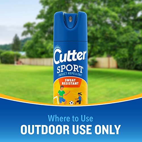 Cutter Sport Insect Repellent (Aerosol) (11 oz), Plain