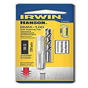 irwin tools hanson 1788680 pts tap plus drill combo 6mm-1.00/number 9 for tap die extraction