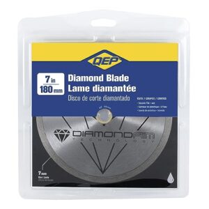 QEP 7" Continuous Rim Diamond Blade - For Wet Cutting of Ceramic Tile