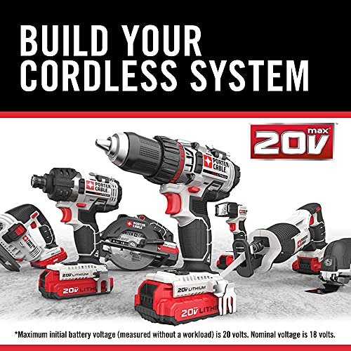 PORTER-CABLE 20V MAX* Oscillating Tool with 11-Piece Accessories, Tool Only (PCC710B)