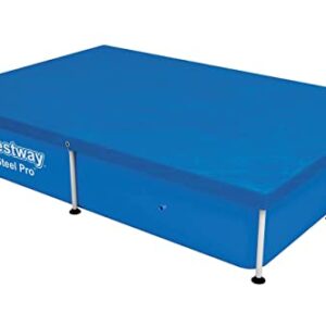 Bestway Flowclear Swimming Pool Cover for Rectangular Steel Pro Pools, Multiple Sizes