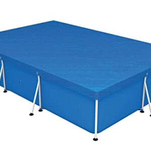 Bestway 58106 Above Ground Pool Cover, 118-inch by 79-inch, Blue