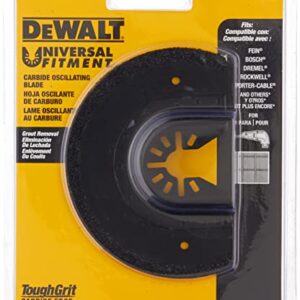 DEWALT Oscillating Tool Blade for Grout Removal, Carbide (DWA4219)